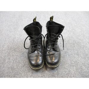Dr Martens Boots‎ Womens Size 6 Black Leather 1460 Combat Lace Up Shoes